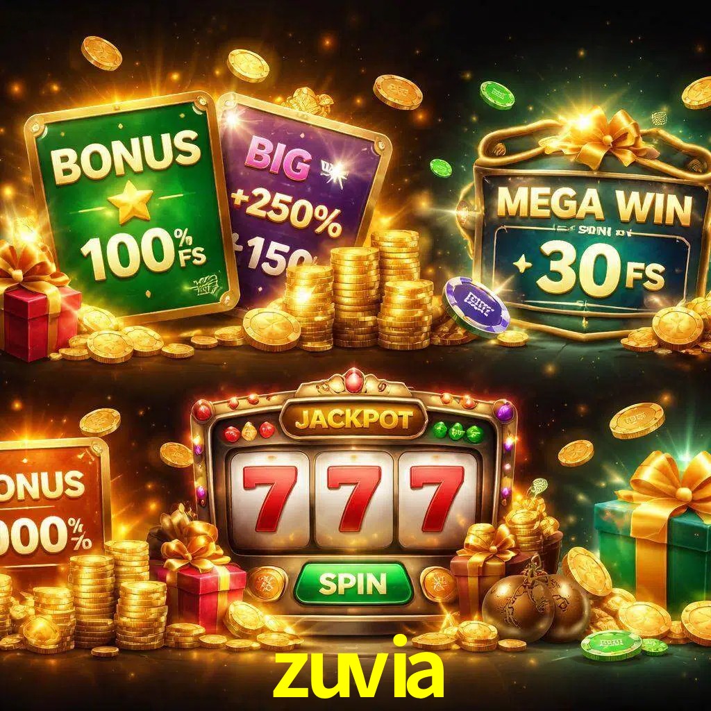 Tipos de bonos zuvia incluyendo recompensas de bienvenida y promociones continuas