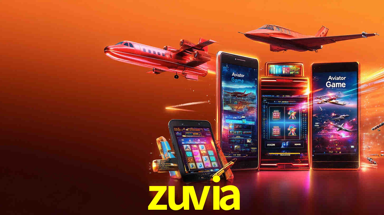 Escena dinámica inspirada en casino con iluminación zuvia, cartas, fichas e íconos de juegos digitales en un espacio moderno de juegos.